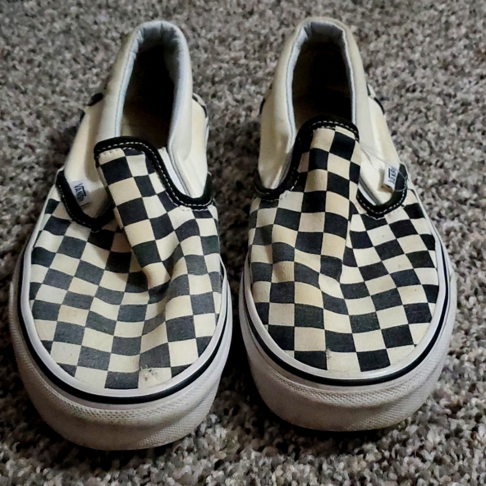 Used checkered  vans